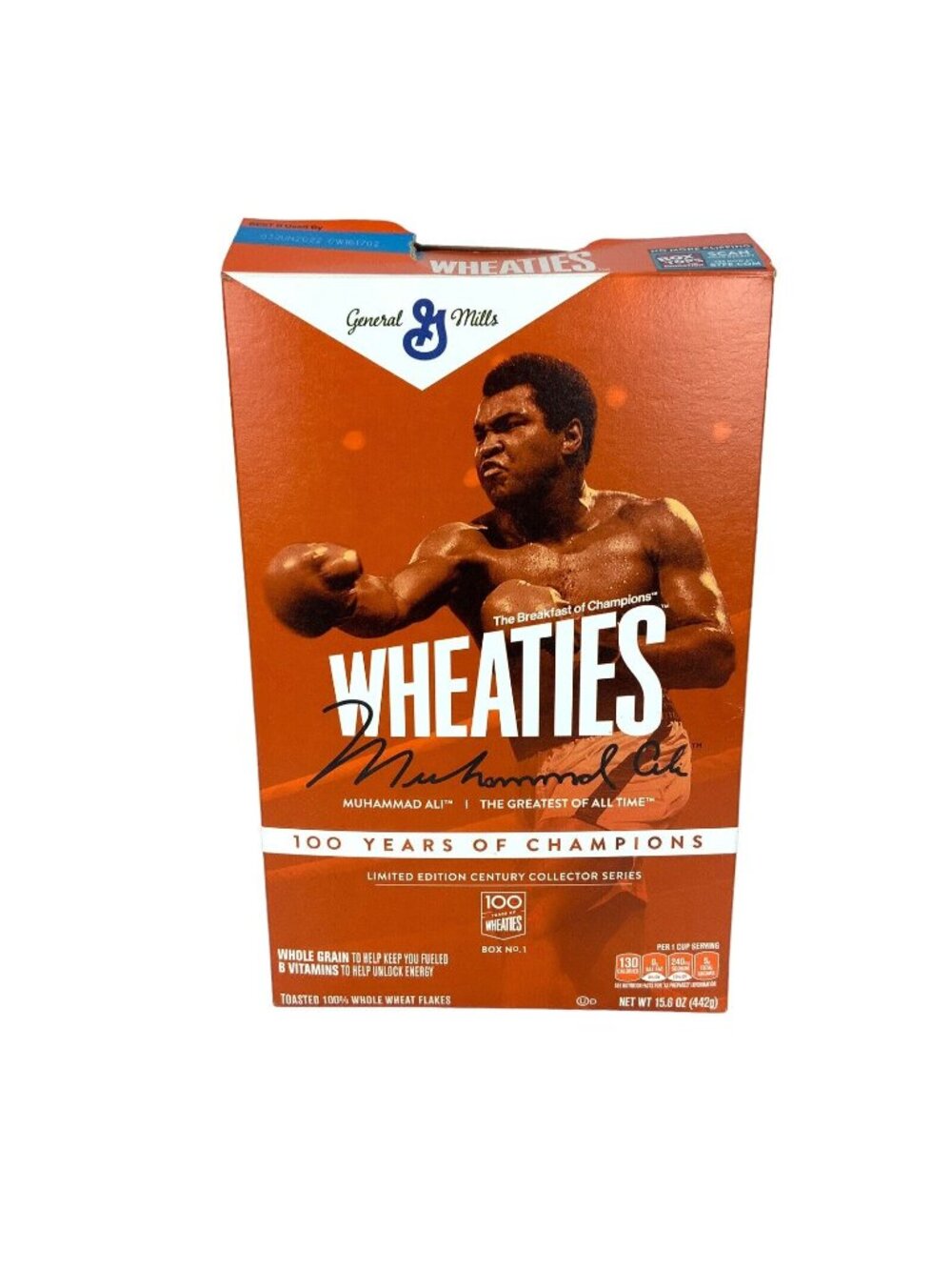 Muhammad Ali Wheaties Cereal Box Empty Limited Edition 100 Years Of Champions
